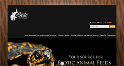 Desktop Screenshot of exoticanimalsupply.com